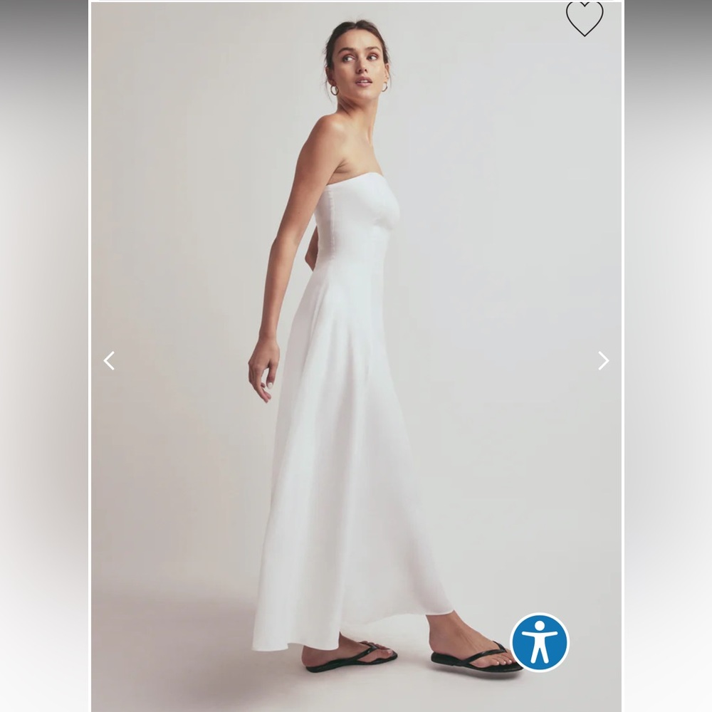 Favorite Daughter The Favorite White Linen Dress